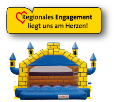 Wir ermöglichten eine Hüpfburg für den Feuerwehrverein Waltershausen e.V.